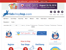 Tablet Screenshot of fabshophop.com